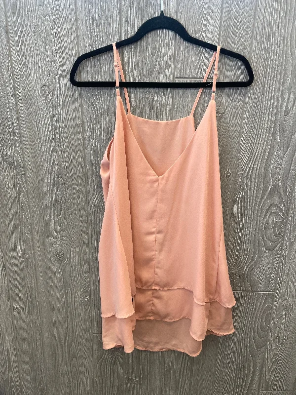 Peach Dress Casual Short Cmf, Size S