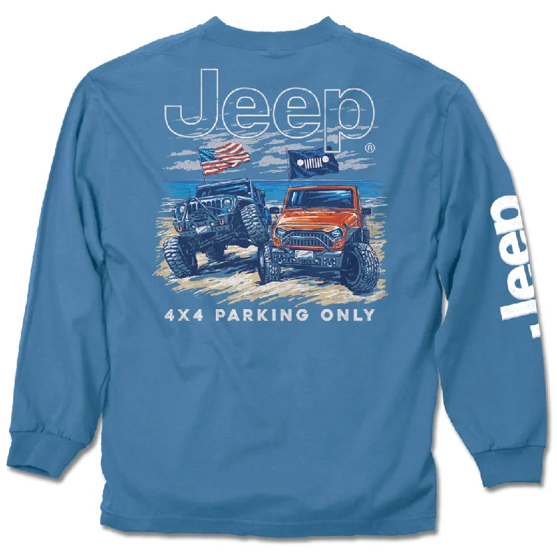 Jeep - Flex Long Sleeve Shirt Elegant Lace-Trimmed Short Shirt