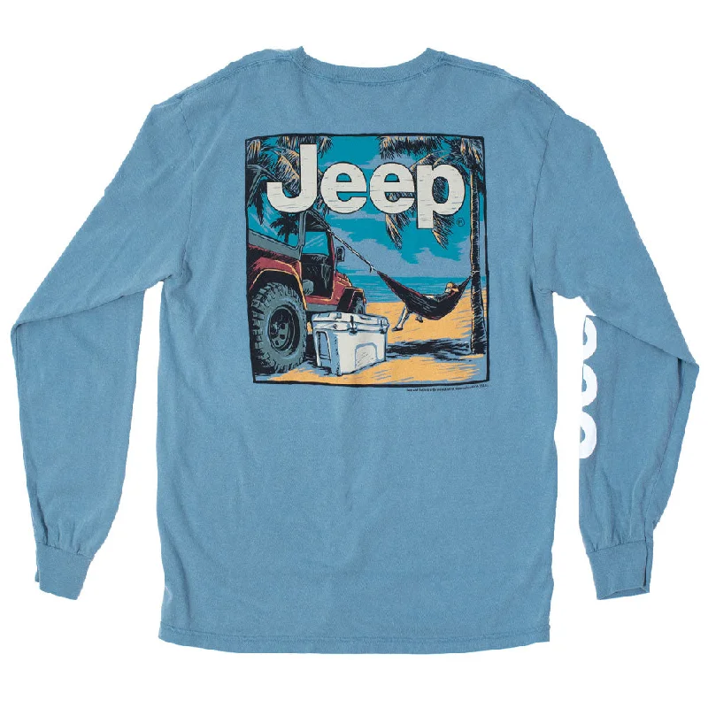 Jeep - Hammock Life Long Sleeve Shirt Casual Boxy Short Shirt