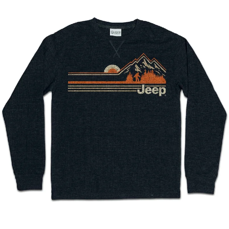 Jeep - Sasquatch Mountain Thermal Shirt Elegant Longline Short Shirt