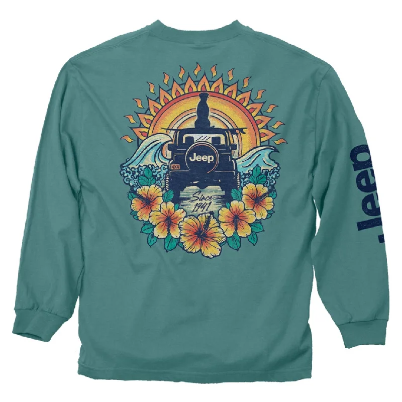 Jeep - Sun Dog Long Sleeve Shirt Comfortable Short Sleeve Blouse