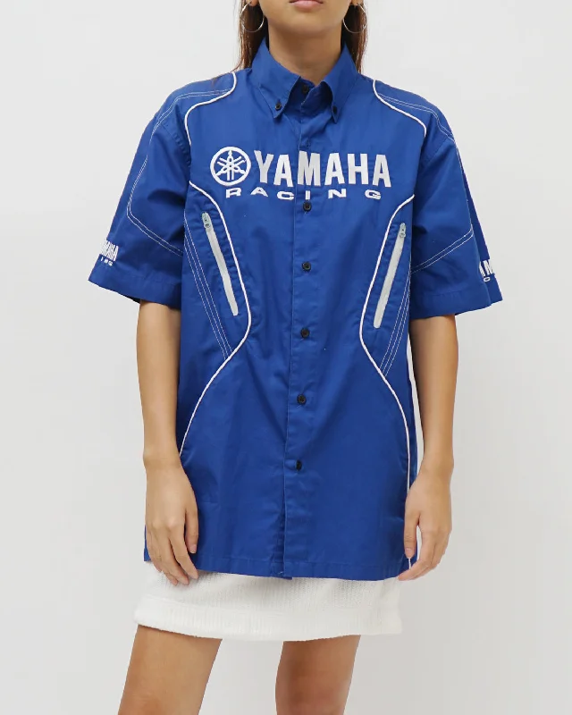 Yamaha Racing Shirt Trendy Short Sleeve Blouse