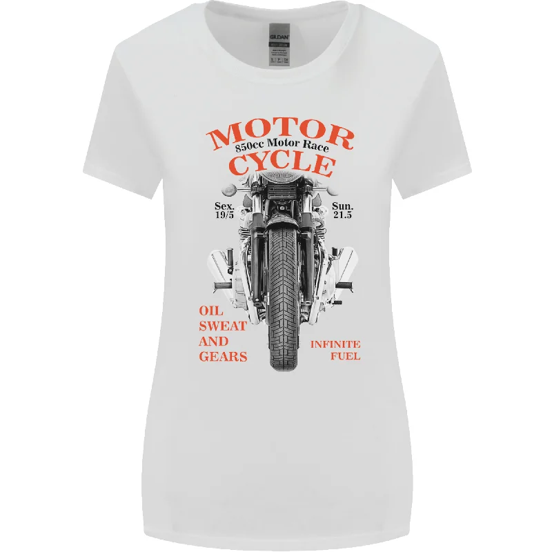 850cc Motor Race Biker Motorcycle Motorbike Womens Wider Cut T-Shirt Anti-Pilling Machine Wash Handmade