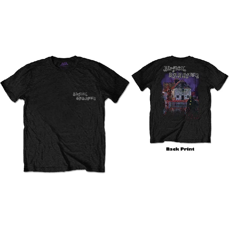 Black Sabbath | Official Band T-Shirt | Debut Album (Back Print) Mesh Blend Leather Blend Suede Blend