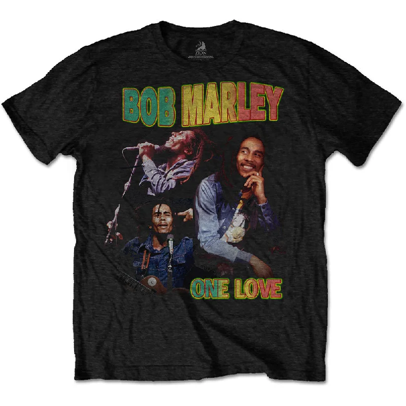 Bob Marley | Official Band T-Shirt | One Love Homage Knit Fabric Woven Fabric Fleece Fabric