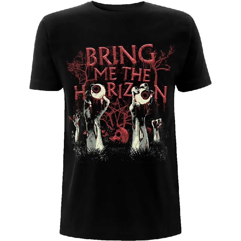 Bring Me The Horizon | Official Band T-Shirt | Graveyard Eyes Iron Safe Non-Iron Wrinkle Free