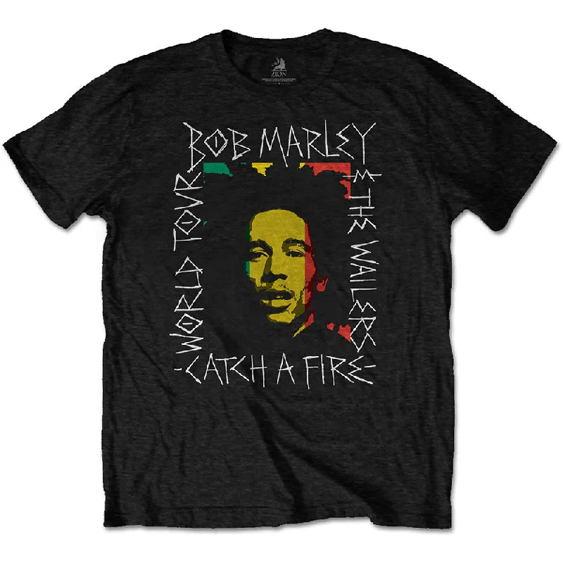 Bob Marley | Official Band T-Shirt | Rasta Scratch Faux Fur Fabric Real Fur Fabric Shearling Fabric