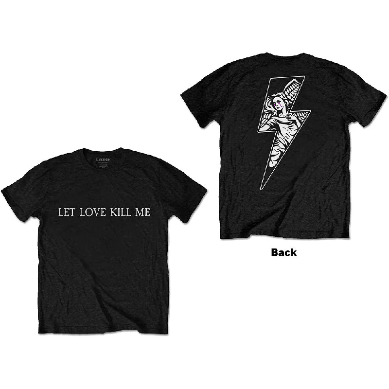 Creeper | Official Band T-Shirt | Let Love Kill Me (Back Print) Faux Fur Fabric Real Fur Fabric Shearling Fabric