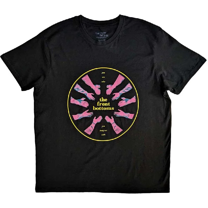 The Front Bottoms | Official Band T-Shirt | Circle Hands Fashionable Trendy Casual