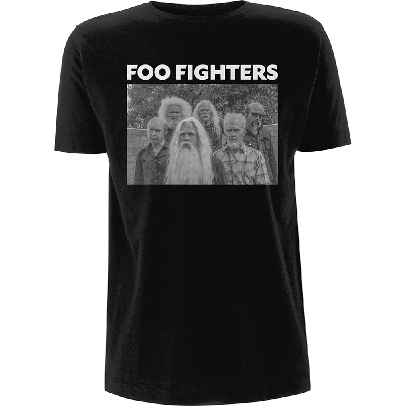 Foo Fighters | Official Band T-Shirt | Old Band Photo Boxy Fit Fitted Loose