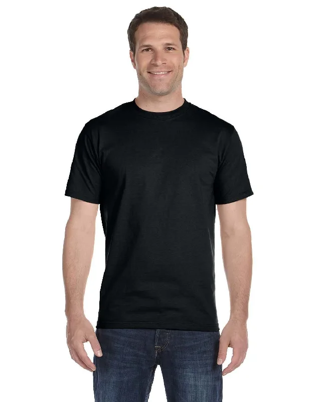 Gildan DryBlend 50/50 T-Shirt | Black Asymmetrical Pockets Print