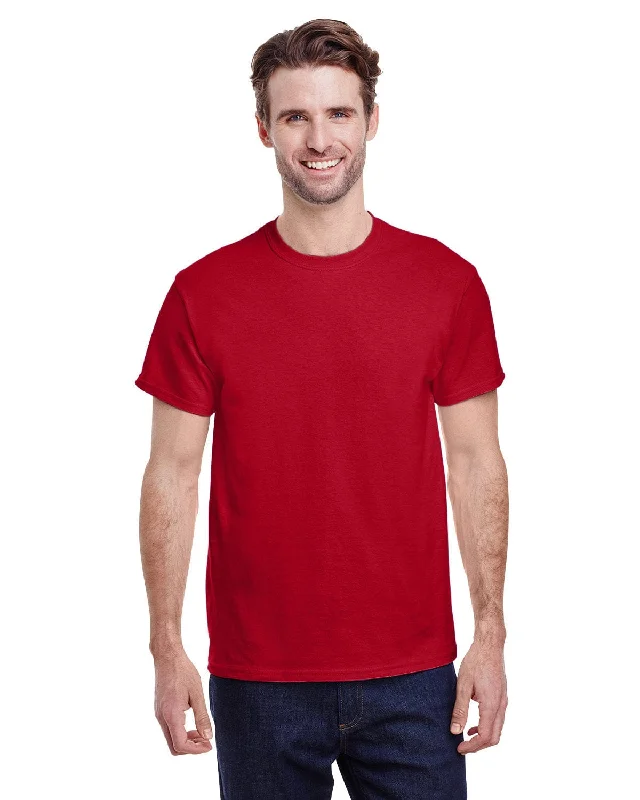 Gildan Heavy Cotton T-Shirt | Red Lace Blend Ribbed Blend Corduroy Blend