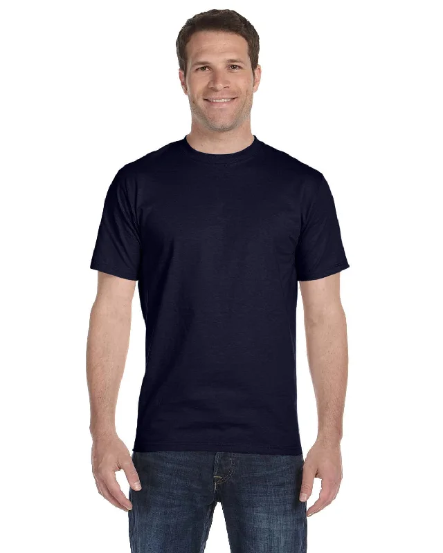 Hanes ComfortSoft 100% Cotton T-Shirt | Athletic Navy Elegant Classic Vintage