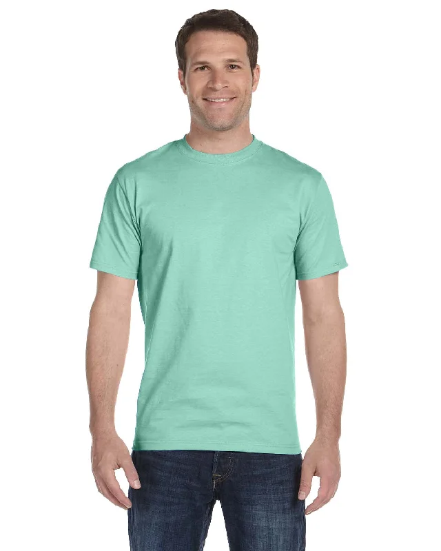 Hanes ComfortSoft 100% Cotton T-Shirt | Clean Mint Handmade Hand-knitted Hand-woven