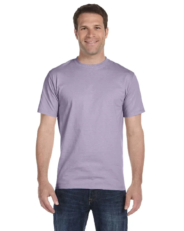 Hanes ComfortSoft 100% Cotton T-Shirt | Lavender Layered Multi-layer Single Layer