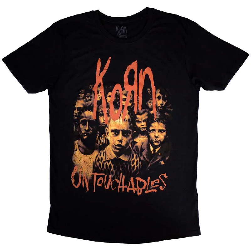 Korn | Official Band T-Shirt | Untouchable Lace Blend Ribbed Blend Corduroy Blend