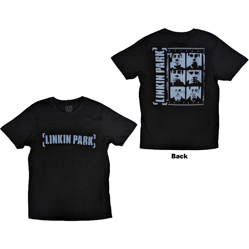 Linkin Park | Official Band T-Shirt | Meteora Portraits (Back Print) Anti-Shrink Durable Soft