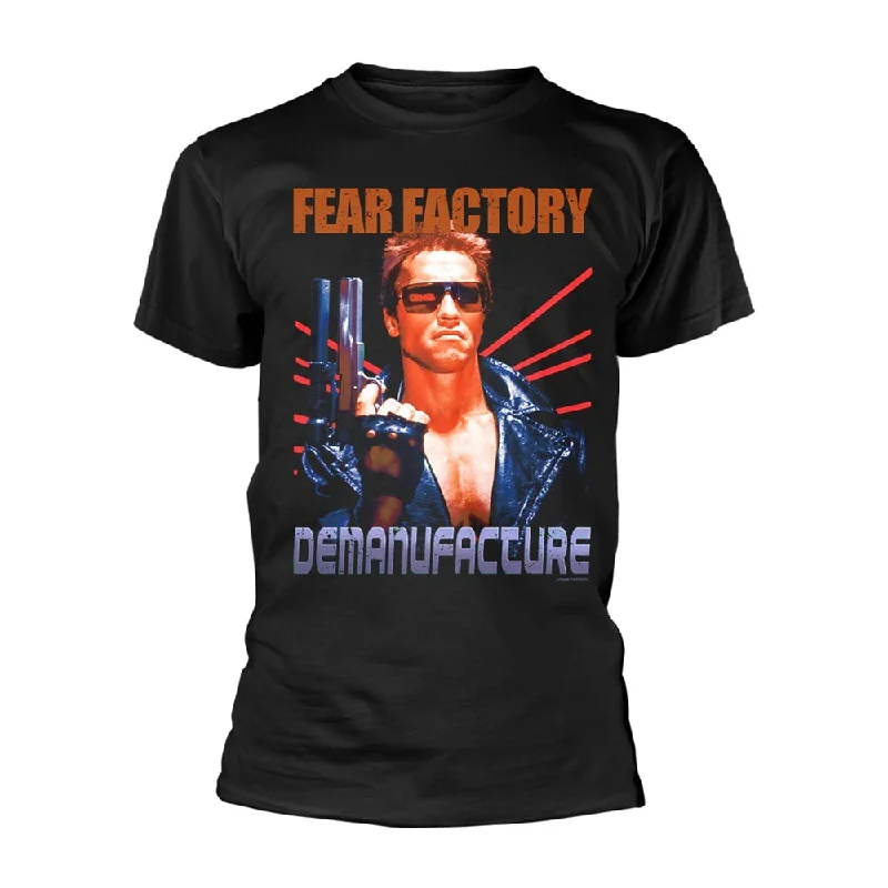 Fear Factory Unisex T-shirt: Terminator (back print) Seamless Knitted Crochet