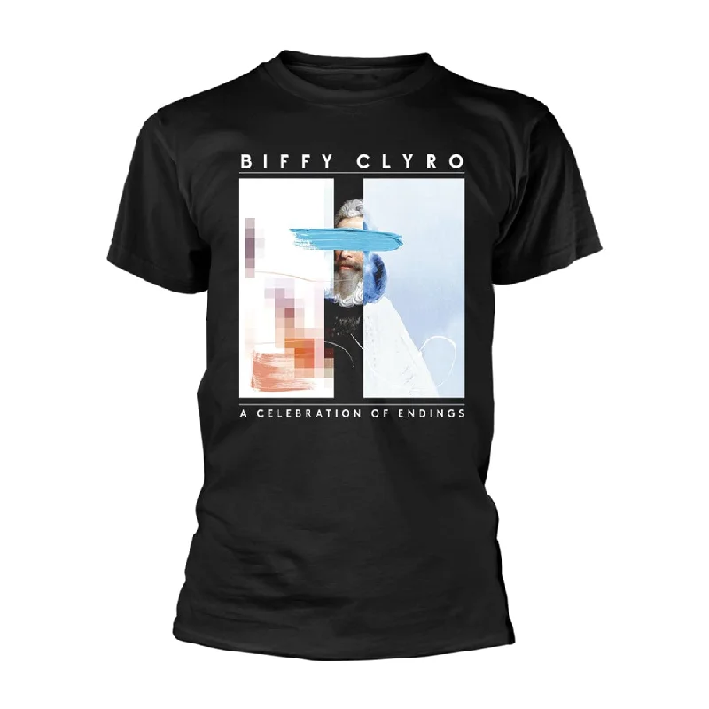 Biffy Clyro Unisex T-shirt: A Celebration Of Endings Graphic Embroidered Appliqued