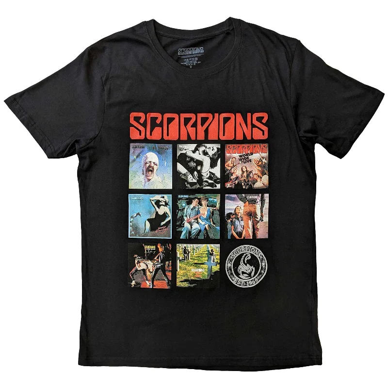 Scorpions | Official Band T-Shirt | Remastered Faux Fur Fabric Real Fur Fabric Shearling Fabric