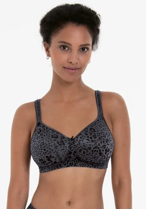 Anita Tonya Art Non Wire Mastectomy Bra, Grey Supportive Wireless Bra