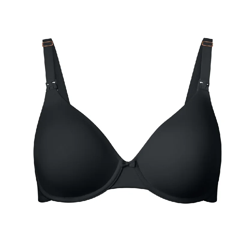 Belle Flexible Underwire Nursing Bra High-Cut Bra Design