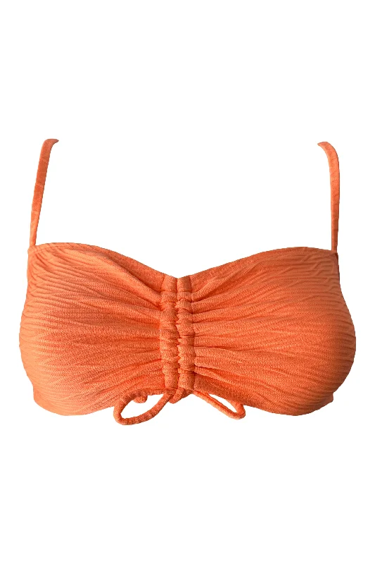 Bra Leyla in Peach Jacard Soft Support Bra