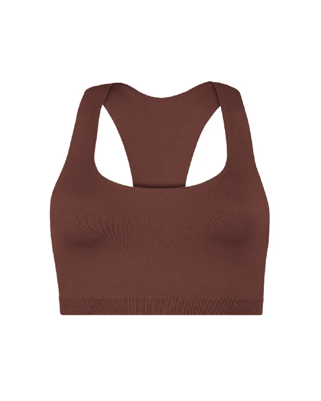 ELATED Bra Top | Maroon Elegant Silk Bra