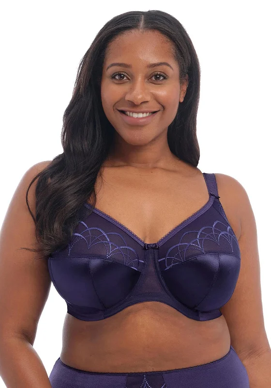 Elomi Cate Soft Full Cup Bra, Navy Stylish Strapless Bra