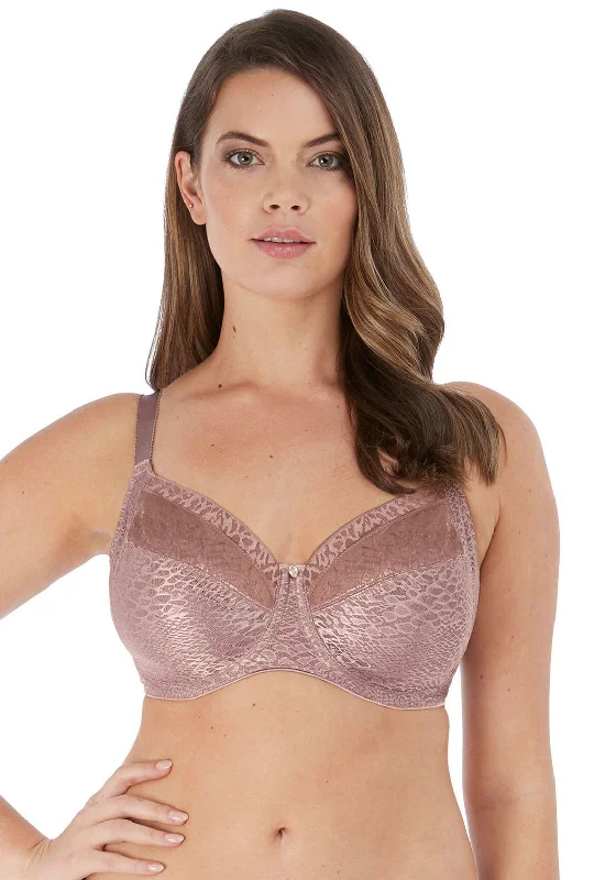 Fantasie Envisage Side Support Bra, Taupe Stretchy Full Coverage