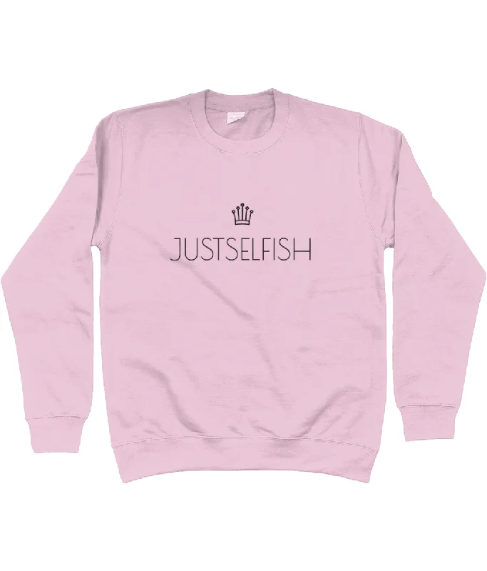 JUSTSELFISH THE LABEL Sweatshirt - more colours Hoodie with Turtle Neck Cozy Winter