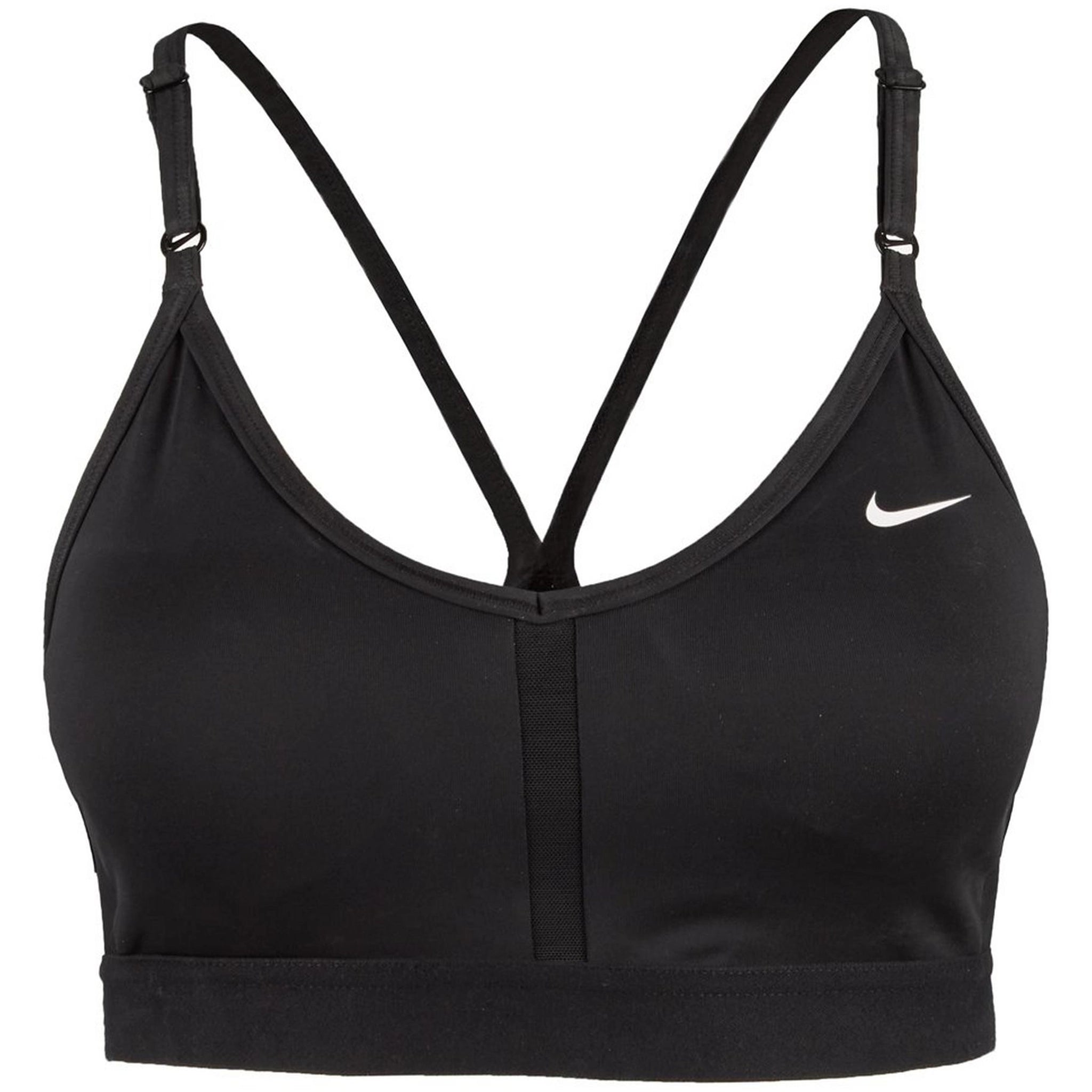 Nike Women's Court Dri-Fit Indy V-Neck Bra CZ4456-010 Comfortable Active Bra