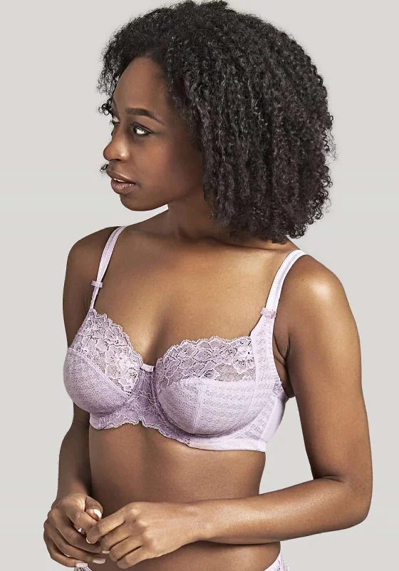 Panache Envy Lace Full Cup Bra, Lilac Comfortable Lace Bra