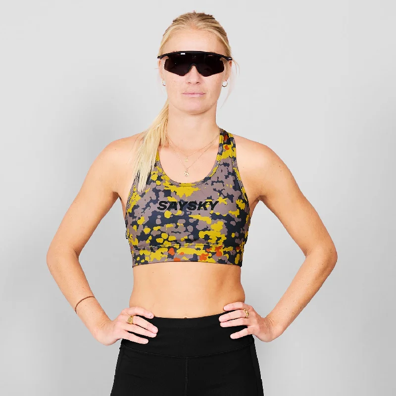 Camo Combat Sports Bra Breathable Sports Bra