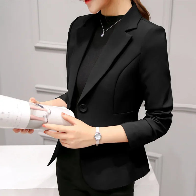 Black Women Blazer 2023 Formal Slim Blazers Lady Office Work Suit Pockets Jackets Coat Female Wine Notched Blazer Jackets Femme Faux Fur Fabric Real Fur Fabric Shearling Fabric Black Women Blazer 2023 Formal Slim Blazers Lady Office Work Suit Pockets Jackets Coat Female Wine Notched Blazer Jackets Femme Faux Fur Fabric Real Fur Fabric Shearling Fabric