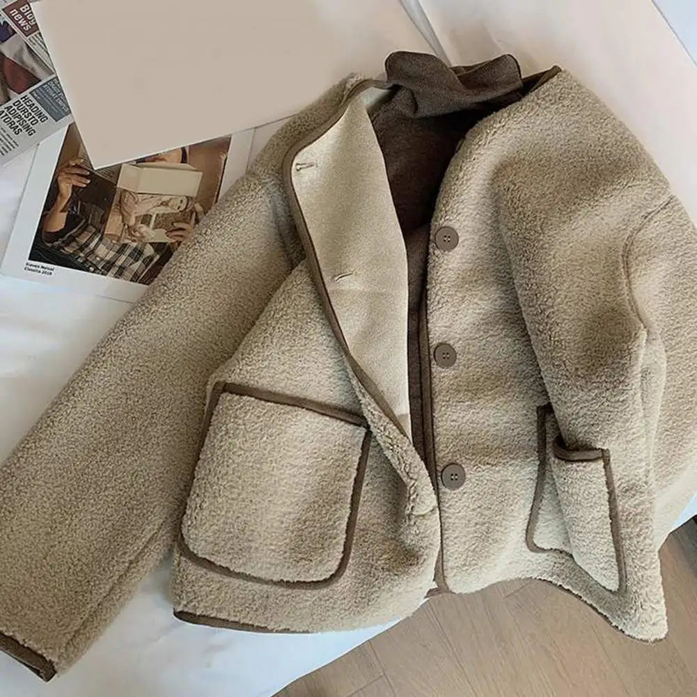 Elegant Women Sweater Cardigan Loose Solid Single Breasted Knitwear Jackets Round Collar Fall Winter New Kardigan Tricots Coat Zip Front Button Front Snap Front