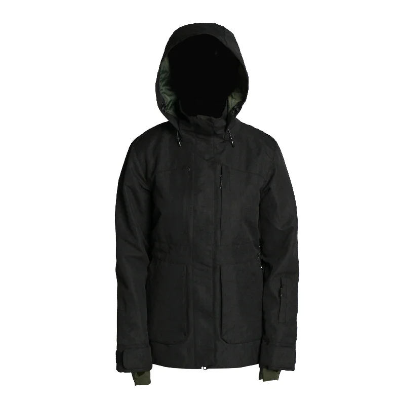 Lillian Jacket Shell Black Washout Cotton Jacket Linen Jacket Terry Jacket