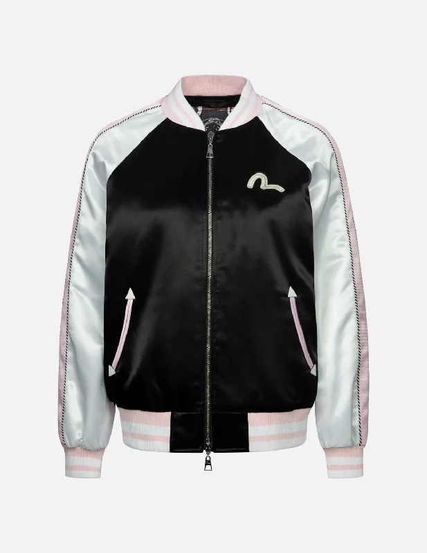 Logo Embroidery Loose Fit Souvenir Jacket Nylon Jacket Polyester Jacket Spandex Jacket Logo Embroidery Loose Fit Souvenir Jacket Nylon Jacket Polyester Jacket Spandex Jacket