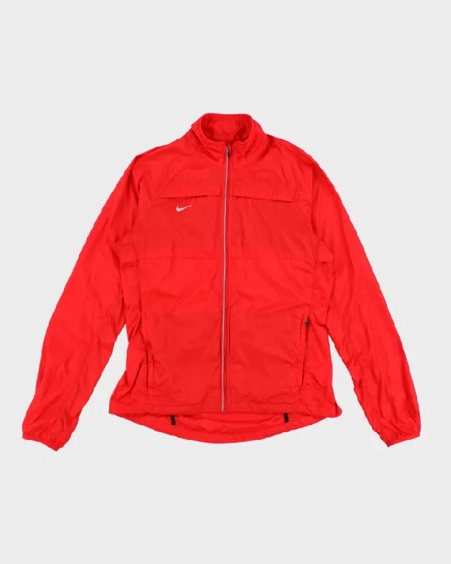 Nike Womens Red Light Jacket - M Tiered Jacket Buttoned Jacket Zippered Jacket