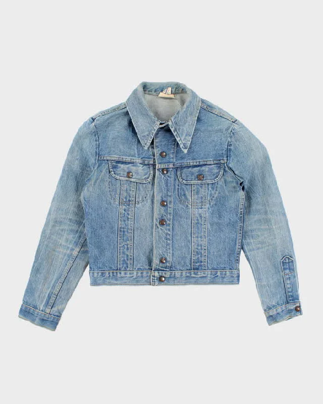 Vintage 70s GWG Denim Jacket - M Tailored Jacket Straight Jacket A-Line Jacket