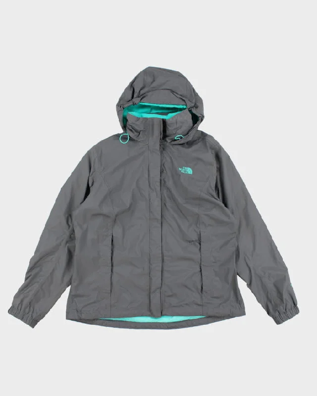 Women's The North Face Hooded Jacket - XL Ribbed Jacket Pleated Jacket Ruffled Jacket