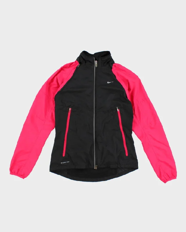 Y2k Nike Pink And Black Jacket - S Plaid Jacket Tartan Jacket Houndstooth Jacket