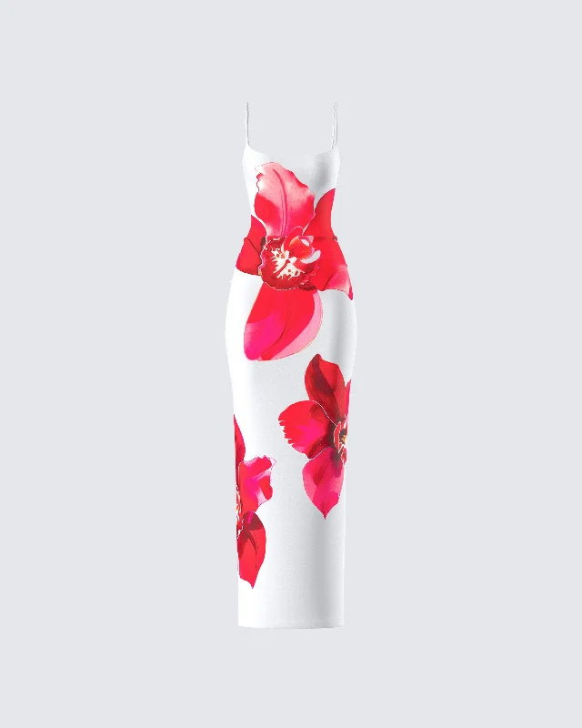 Jemima Floral Print Maxi Dress Chic Summer Maxi Dress