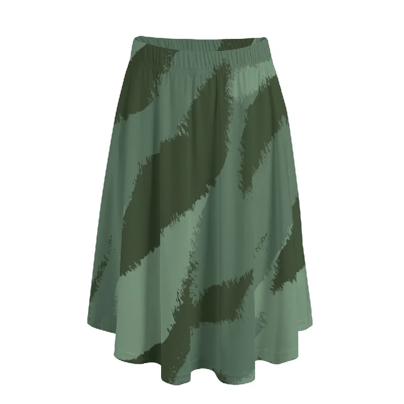 Dusty Wind Maxi Skirt With Pockets flowy skirt hem