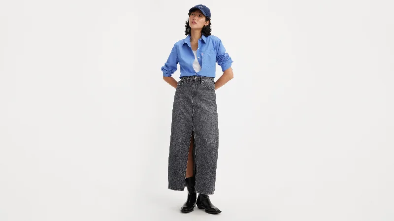 Levi's® Women's Ankle Column Skirt denim skirt durable