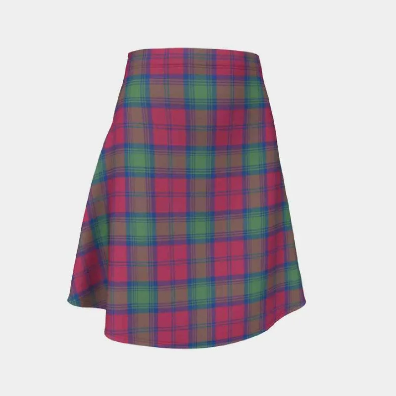 Lindsay Ancient Tartan Flared Skirt denim skirt durable