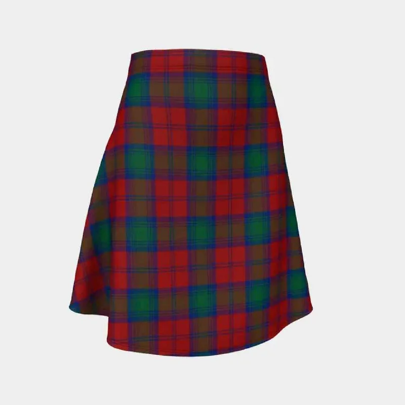 Lindsay Modern Tartan Flared Skirt lace skirt romantic