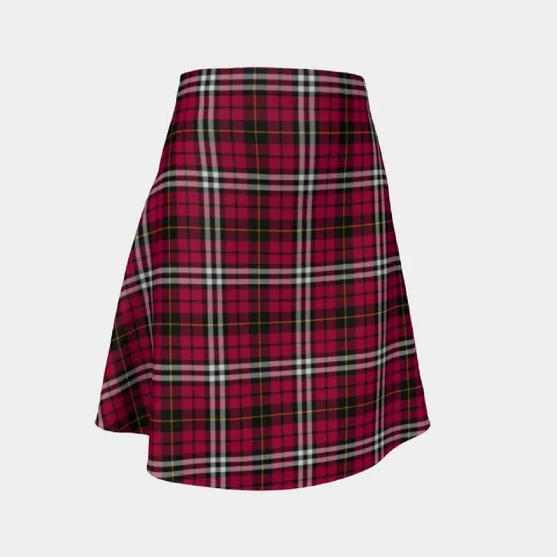 Little Tartan Flared Skirt patchwork skirt art