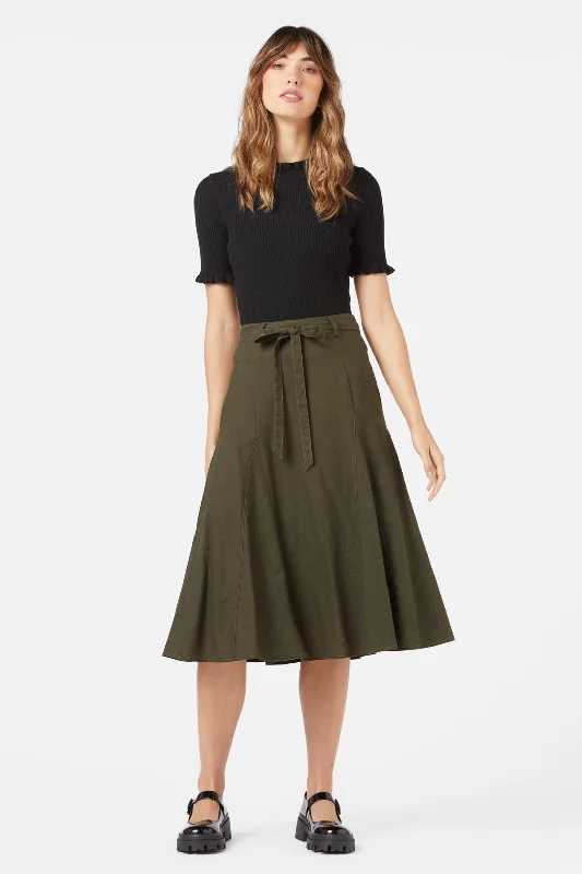 Loretta Midi Skirt tiered skirt playful