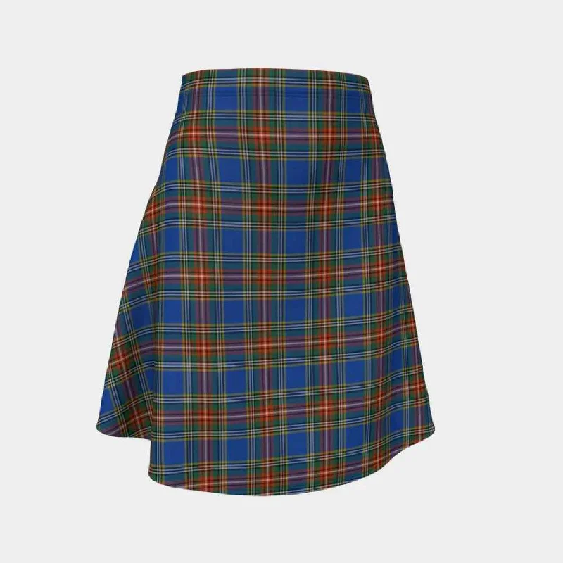 MacBeth Ancient Tartan Flared Skirt corduroy skirt durable